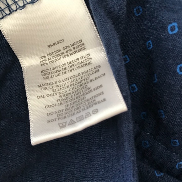 Lucky Brand Blue Boho Embroidered Flower Print Tiered Empire Dress Girls XL 16 - Picture 8 of 8